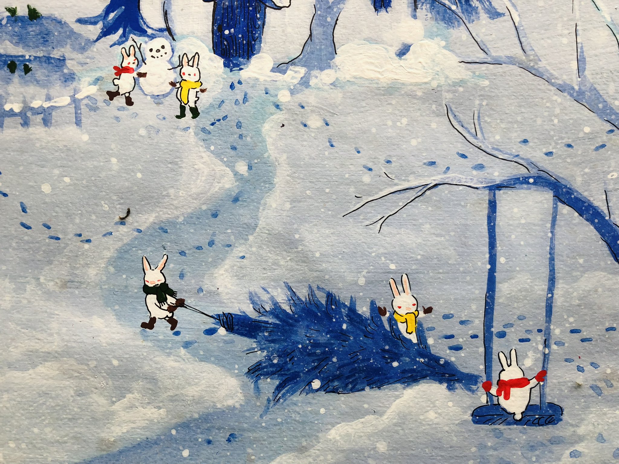 渡部 政人 | [京都嵐山・春・2025] 水彩画 作業工程 1