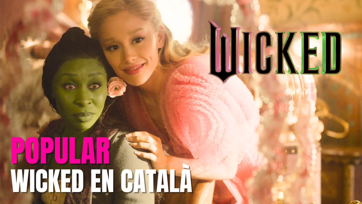 POPULAR en català | WICKED | Fandub by NÍA CATANO youtu.be/7jG5LvsZoi8?si… a través de <a href="/YouTube/">YouTube</a>