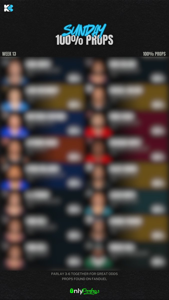 KrashWagers's tweet image. 🚨NFL 100% Sheet is posted for our discord members

Parlay Pieces this week
🔸NFL (30/32)
🔸NBA (57/59)

❤️300+ Likes and Reposts to get today's sheet!

Use code NBA50 to get it now for 50% off: dubclub.win/af/afl-b7u3b/