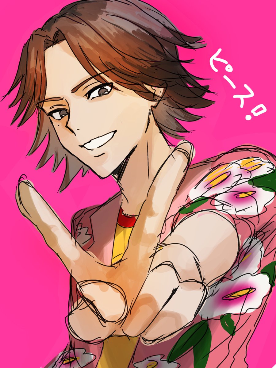 マウスウォッシュのダイスケくん、ミリしらで描いた