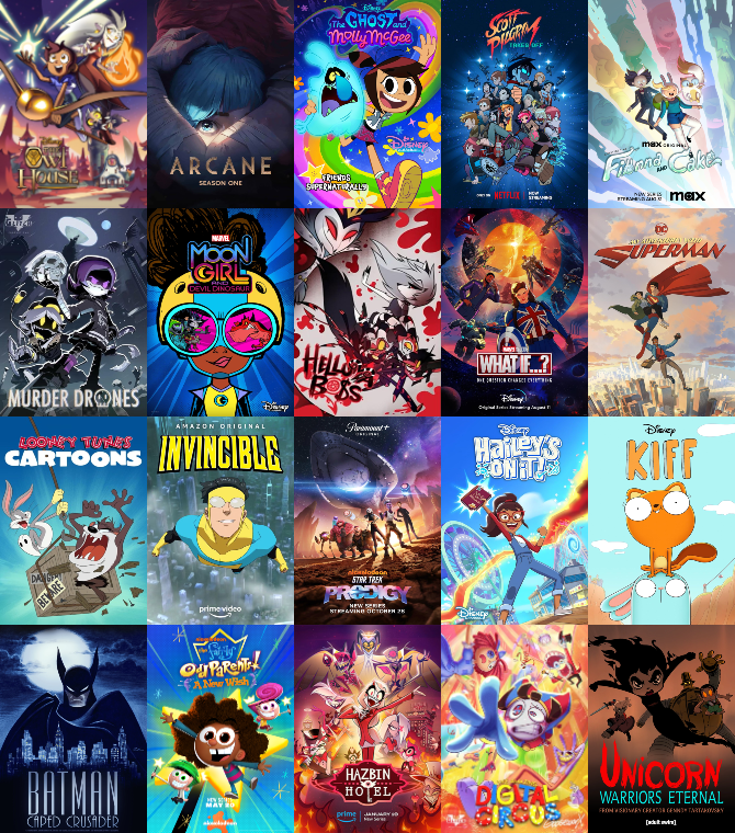 avatar_panda's tweet photo. What's your favorite shows from the 2020s so far?

Mines are Arcane, The Owl House and Fionna &amp; Cake https://t.co/Hjor1SEdeC