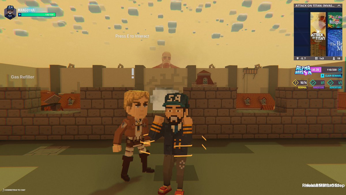 janova2014's tweet photo. Standing in awe of the Colossal Titan in Attack on Titan: Invasion @TheSandboxGame. Humanity's last hope or greatest threat?💥👀 @anime_shingeki https://t.co/ph8IhJyEeX #TheSandbox #AlphaSeason4 #AS4SocialChallenge https://t.co/es8UTqs4Dj
