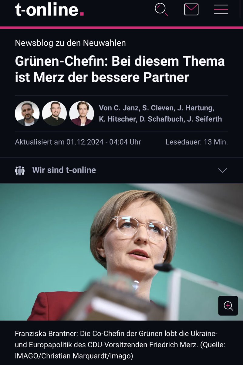 Lieber Merzlos als herzlos.
Nun wollen auch die Grünen einen Blackrock-Kanzler Merz. Ein weiterer Grund @dielinke und mich zu wählen. #NachderAmpellinks #Merz #niewiederCDU #dieLinke