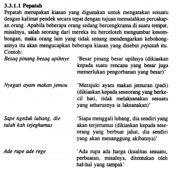 harrysofian's tweet photo. Apa yang diucapkan oleh Kang Dedi Mulyadi adalah falsafah, pepatah dan peribahasa lokal dimana pengucapannya menggunakan banyak perumpamaan. 

Setiap suku ada ungkapan-ungkapan ini namun karena sudah jarang sekali orang mengucapkan jadi jarang terdengar, sehingga dirasa menjadi kalimat asing dan dibuat jadi kampanye negatif saat pilkada.

Salut buat @DediMulyadi71, saya jadi sering menonton Channel Youtubenya yang memang sangat bermanfaat mendidik dan mengayomi masyarakat Jawa Barat bagaimana berlaku baik bagi sesama serta menjaga harmoni dengan alam, tidak hanya berucap tetapi juga mempraktekkan. Respect!
