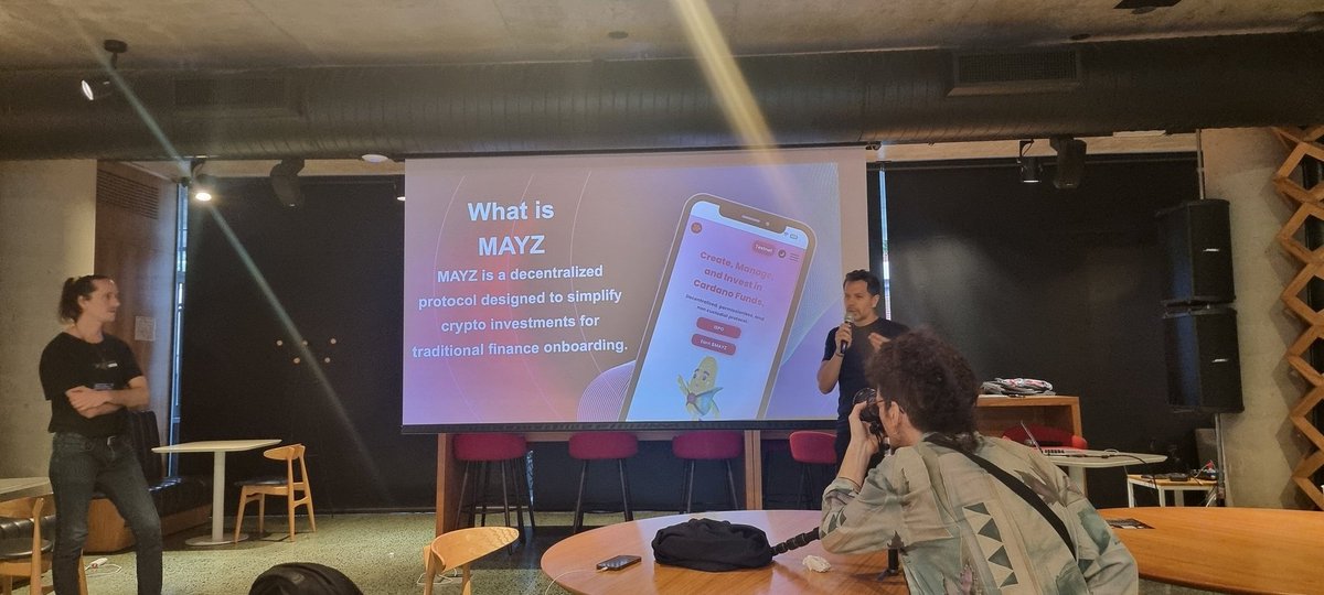 diegomac35's tweet image. @MAYZProtocol with some alpha 👀👀
#CardanoTechWeek