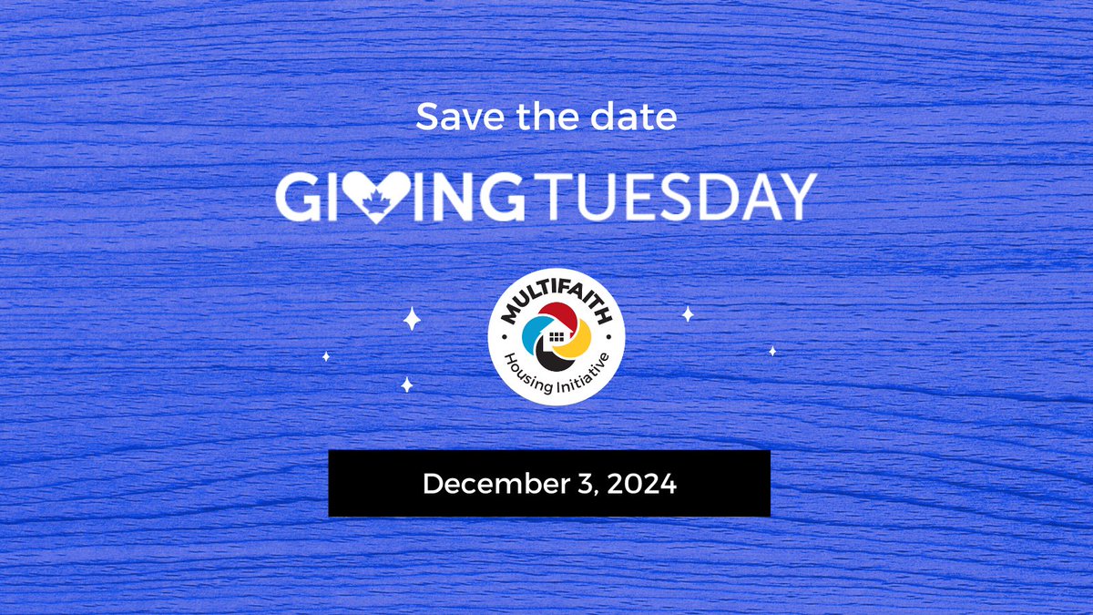 Save the date! December 3 is #GivingTuesday, a day that reminds people to give back in whatever dollar amount, form, or act of kindness they can. Consider supporting #affordablehousing by becoming a monthly donor bit.ly/3GARQJe
or volunteering bit.ly/4eWPTW6.