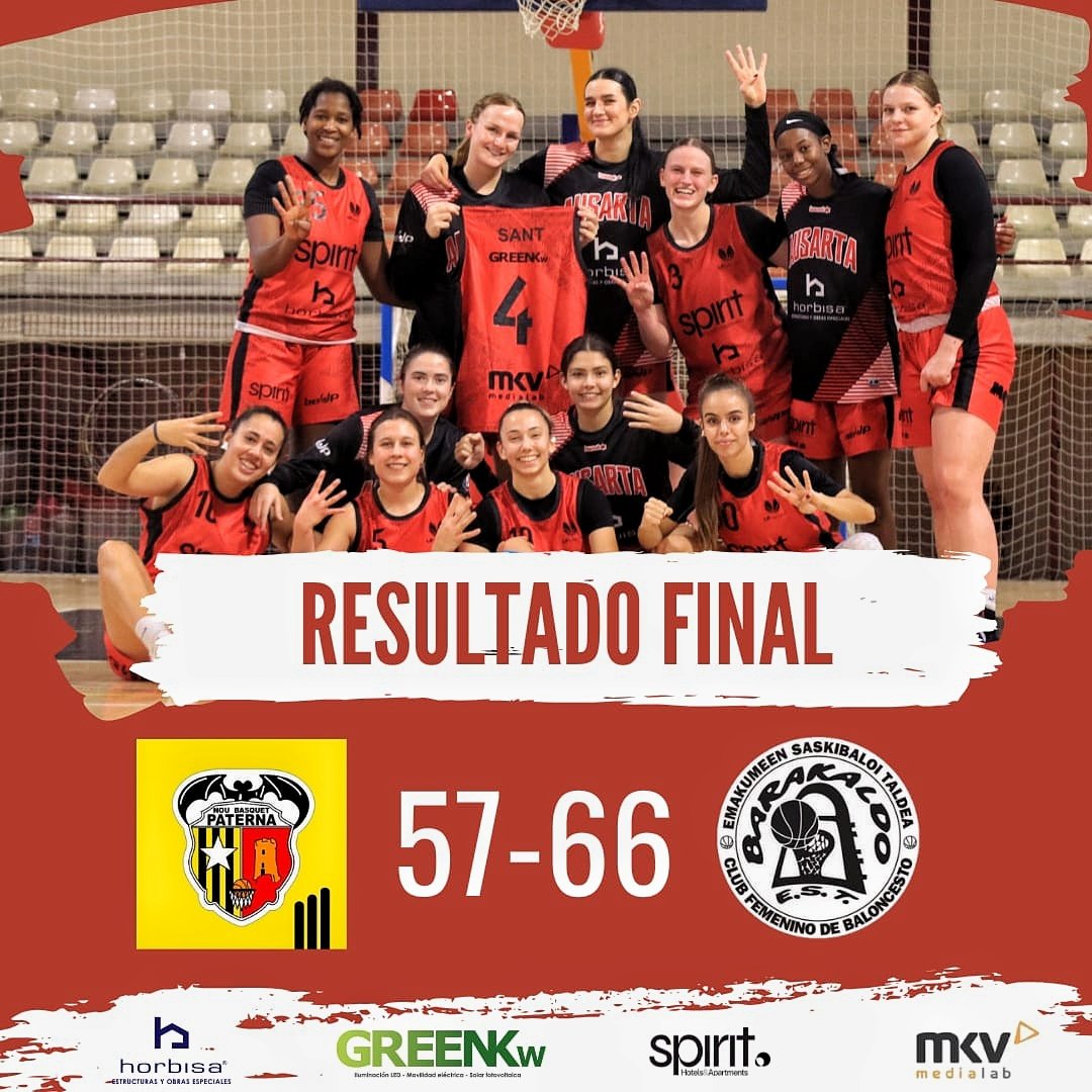 Lau, lau, lauuuuu 💎

🔝 Partido increíble en Paterna para conseguir la cuarta victoria de la temporada 

🫡 Seguimos, contra viento y marea siempre 

#SueñoContigo