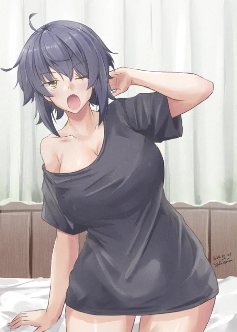 寝起き#天龍 #艦これ 