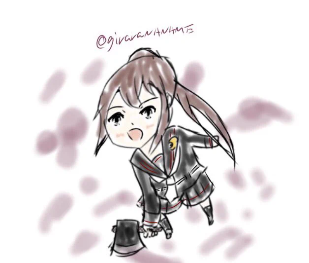 #艦これ版深夜の真剣お絵描き60分一本勝負 #艦これ版真剣お絵描き60分一本勝負_20241201 きりさみとふみ