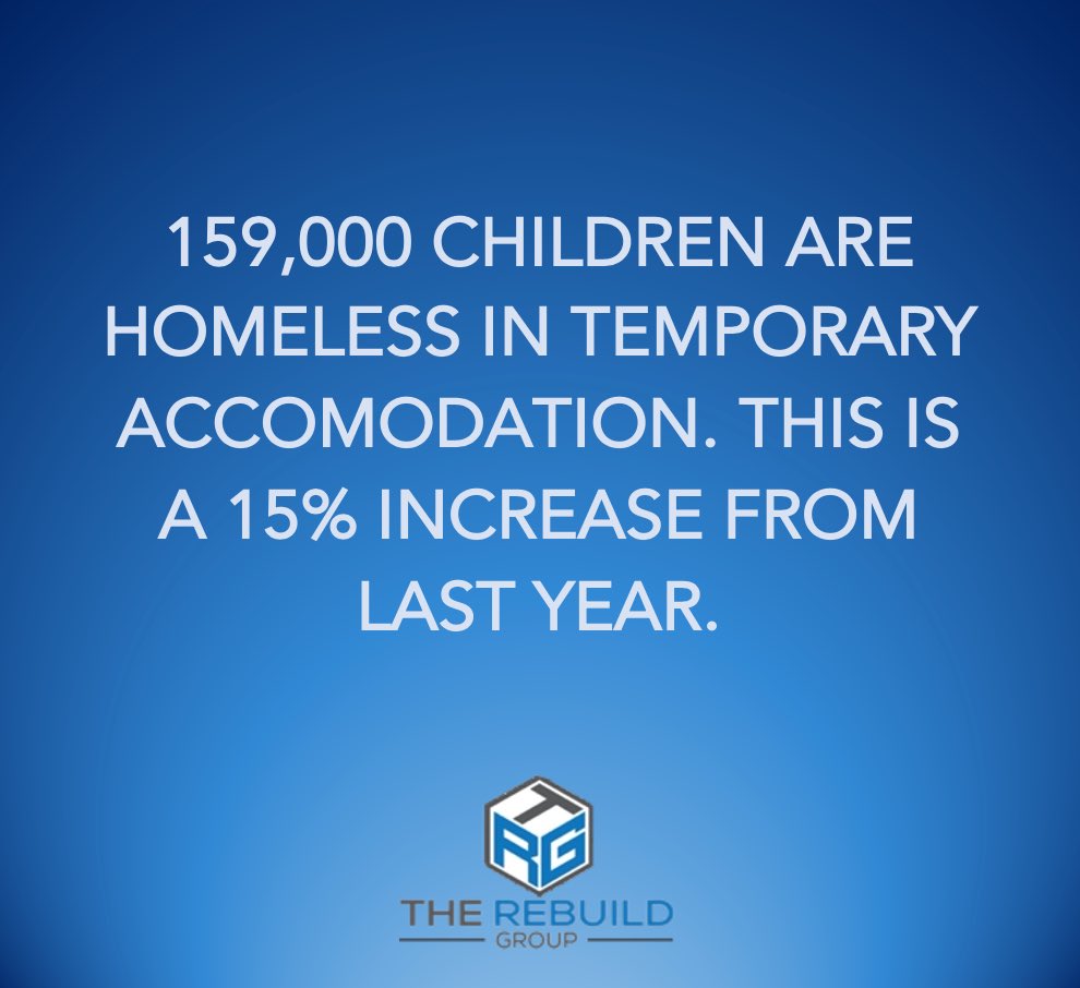 It is difficult to imagine what it feels like to spend your childhood homeless, in temporary accommodation. We are striving to try and eradicate these shameful statistics.