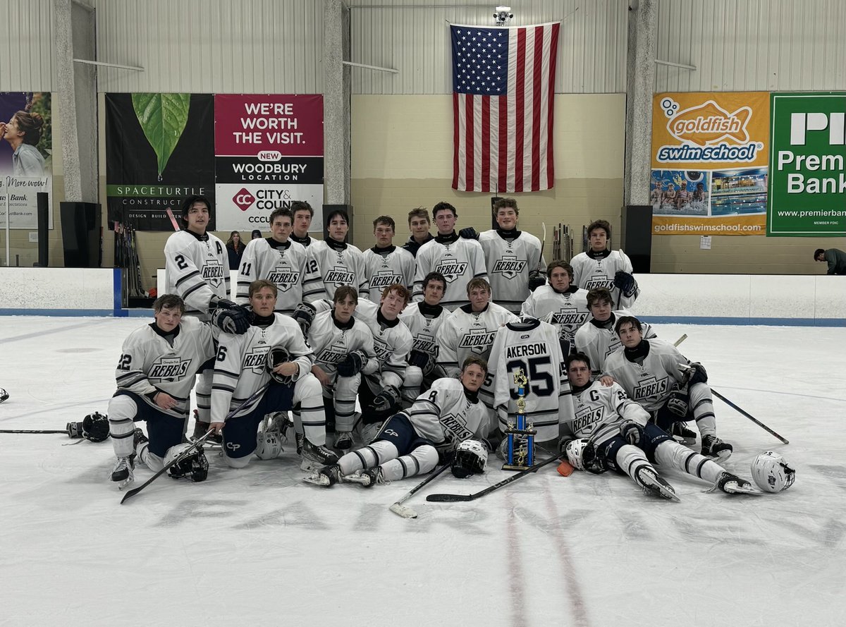 Congratulations to ⁦<a href="/ChamplinParkHS/">Champlin Park High</a>⁩ Hockey Team for winning the Woodbury Thanksgiving Tournament. May your team and your school find strength in each other the rest of this season. #playformax ⁦<a href="/Cp_Hockey/">Champlin Park Hockey</a>⁩