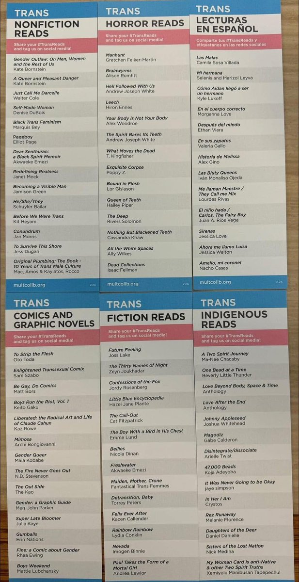 A good list of books to avoid, courtesy of Multnomah County library in PDX.