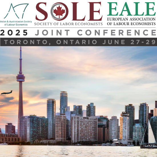 SOLE_Labor_Econ's tweet image. FINAL REMINDER! Today is the deadline to submit your proposal for the Sixth World Labor Conference, June 27-29, 2025, in Toronto, Ontario, Canada. Deadline is 11:59 PM PST today. sole-jole.org/upcoming-meeti…