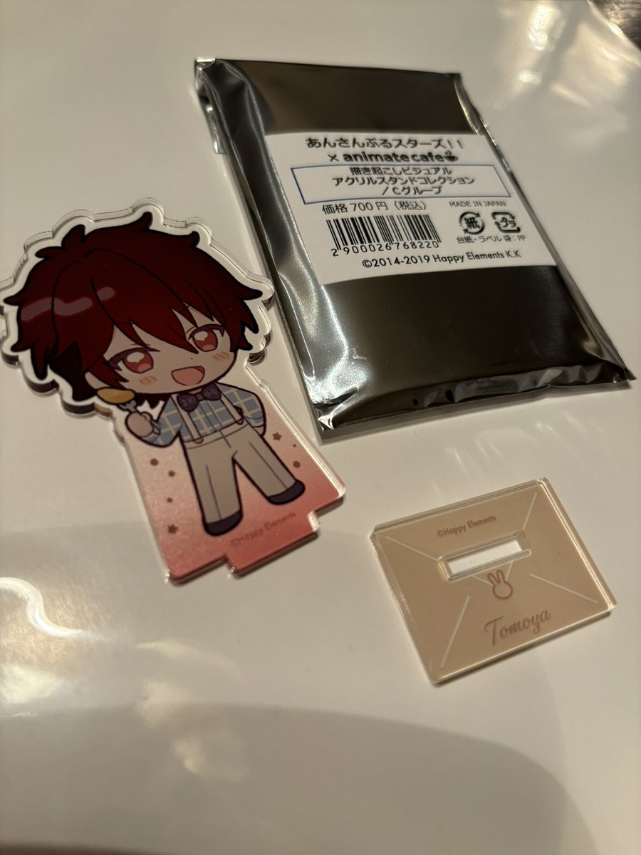 momo_trhk_3's tweet photo. 【人探し】 あんスタ アニカフェ アクスタ 交換  ステッカー

☆12/1 あんスタ アニカフェ 14:50〜

本日8番テーブルに座っていた当方とアクスタを交換してくれた瀬名求めのお姉様を探しております。

千秋⇆瀬名 のアクスタを交換しましたが、台座が友也くんになっておりました。当方は友也くんを⬇️ https://t.co/X2plgMWq4n