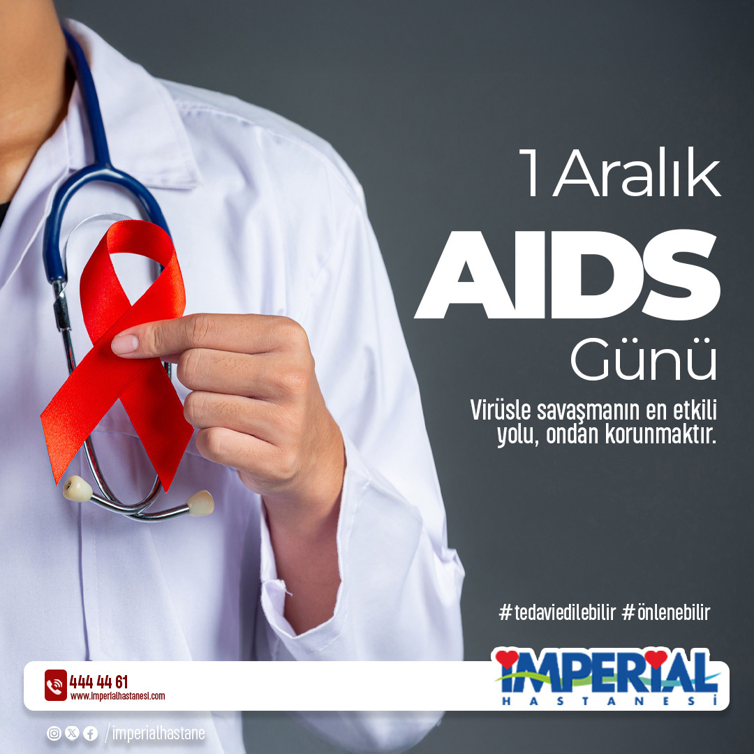 1 Aralık AIDS günü 
Virüsle savaşmanın en etkili yolu, ondan korunmaktır.
#tedaviedilebilir #önlenebilir
.
.
.
#imperial #hastane #trabzon  #aıdsgünü