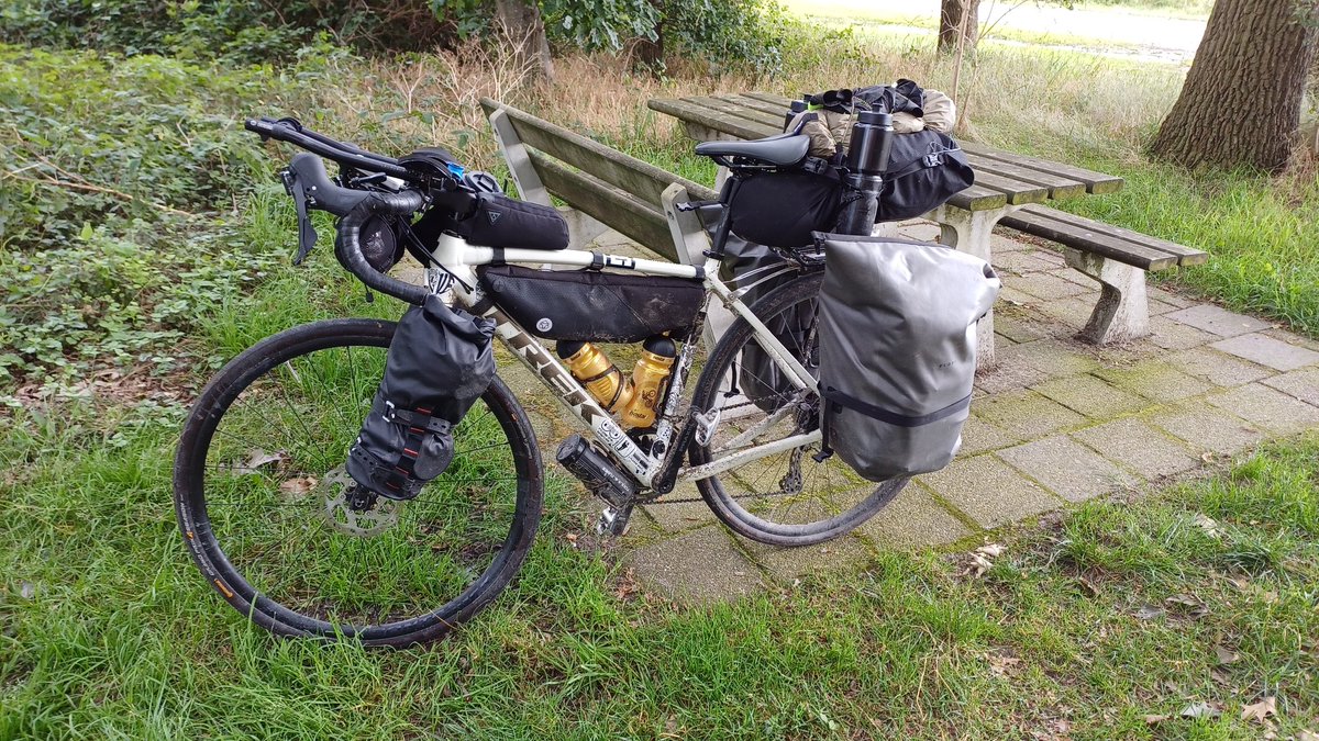 First post... 
The machine that brings to me places is a #trek #checkpoint 
ALR5 from 2023. It was my dream bike ad I am really in love with how he performs. 
What bike do you use for your bikepacking trips? #bikepacking  #biketouring #trekbikes  #cyclinglife #Bikepackingfriends