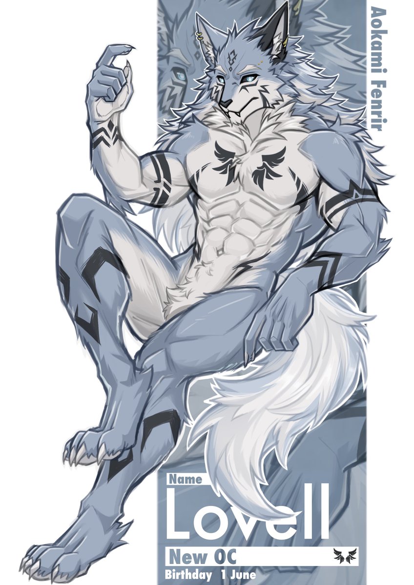 Fenrir291002's tweet image. My OC “Lovell &amp;amp; Mini Lovell”
#Furry