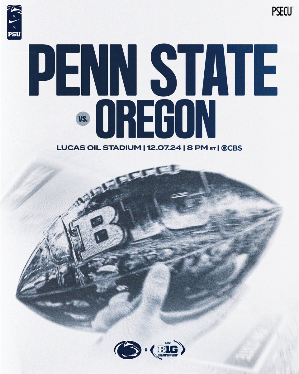 PennStateFball's tweet image. Any B1G plans on Saturday? 

#WeAre x @B1GFootball