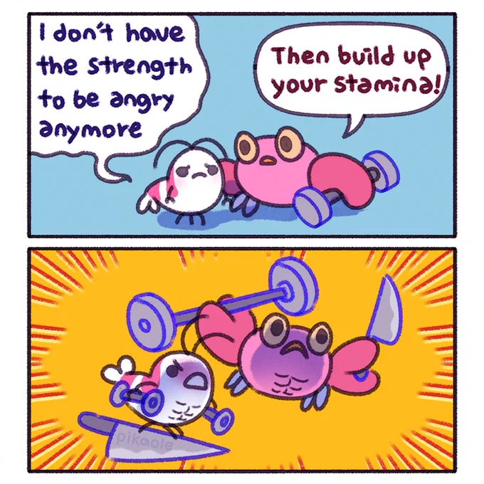 Get fit get angry #shyshrimp 