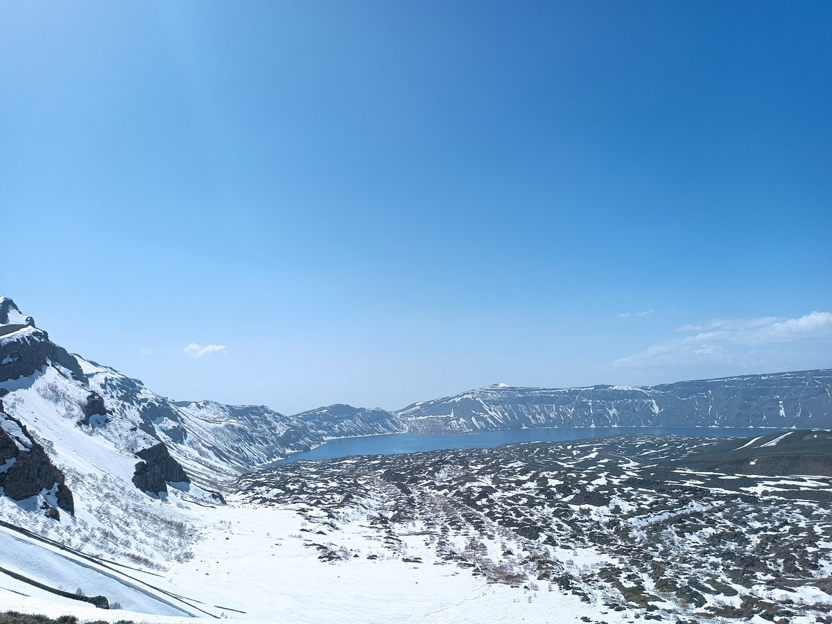 Şahane manzarasıyla Nemrut dağı ve krater gölü 🏞️ #tatvan #bitlis #nemrut