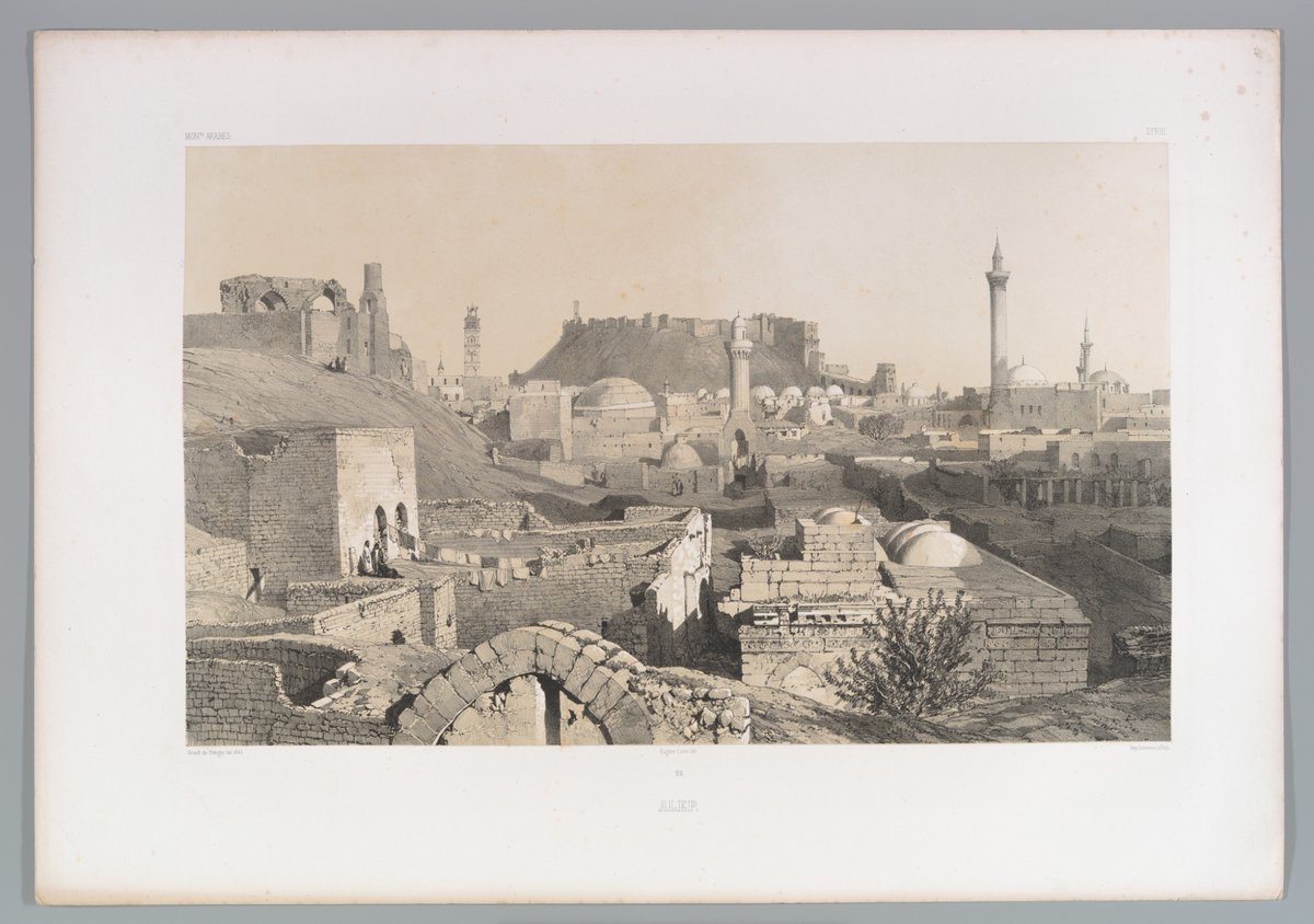 heartefact's tweet image. aleppo. ottoman empire.
1843.
