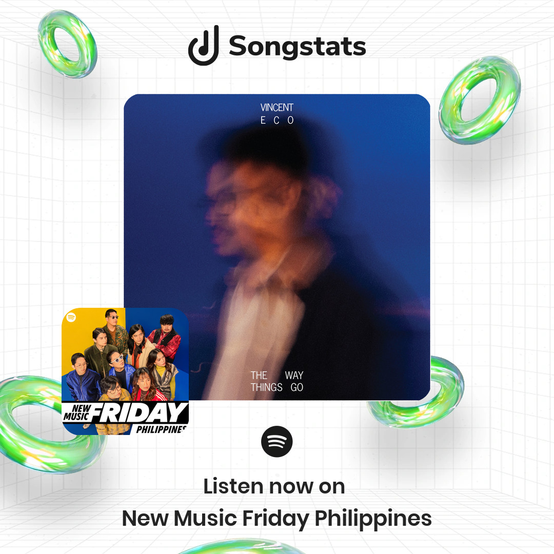 Songstats (@songstatsapp) on Twitter photo <a href="/vincentecomusic/">Vincent Eco</a> Aww yeah!! Your track "The Way Things Go" got added to the editorial playlist 'New Music Friday Philippines' with over 683K Followers on Spotify! Check out the full stats on Songstats. <a href="/vincentecomusic/">Vincent Eco</a> Aww yeah!! Your track "The Way Things Go" got added to the editorial playlist 'New Music Friday Philippines' with over 683K Followers on Spotify! Check out the full stats on Songstats.