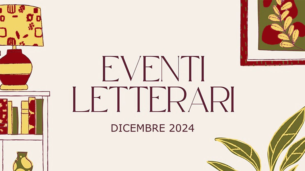 Gli eventi letterari del mese di dicembre 2024.

pausacaffeblog.it/wp/2024/12/eve…
#libri #leggere #letture #booklover #eventi #dicembre #dicembre2024 #eventidicembre #eventidicembre2024