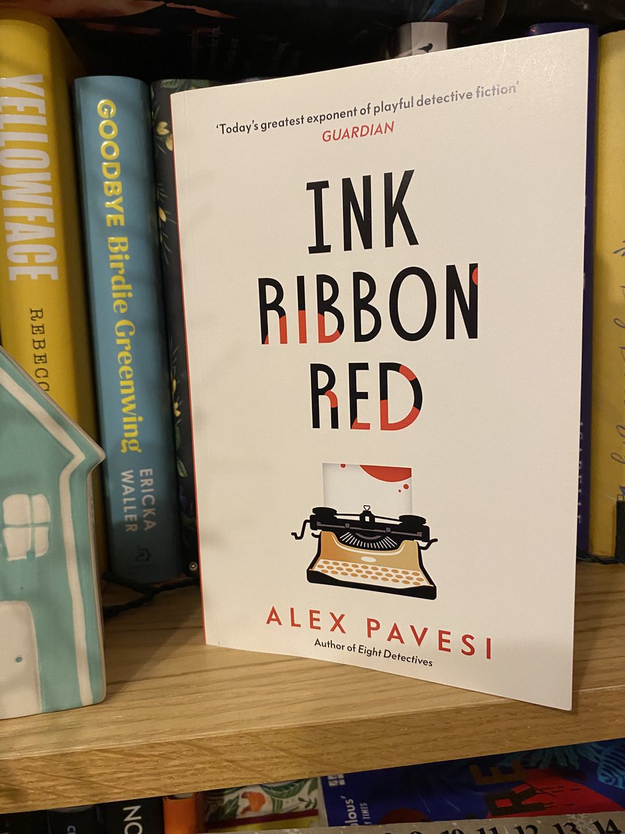 Wendyreadsbooks (@wendyreadsbook1) on Twitter photo My review for the fiendishly clever #InkRibbonRed by <a href="/pavesi_alex/">Alex Pavesi (Author)</a> is up on IG this morning
instagram.com/p/DDB_XuJAYuR/…
Thanks to Hattie at <a href="/MichaelJBooks/">Penguin Michael Joseph</a> My review for the fiendishly clever #InkRibbonRed by <a href="/pavesi_alex/">Alex Pavesi (Author)</a> is up on IG this morning
instagram.com/p/DDB_XuJAYuR/…
Thanks to Hattie at <a href="/MichaelJBooks/">Penguin Michael Joseph</a>