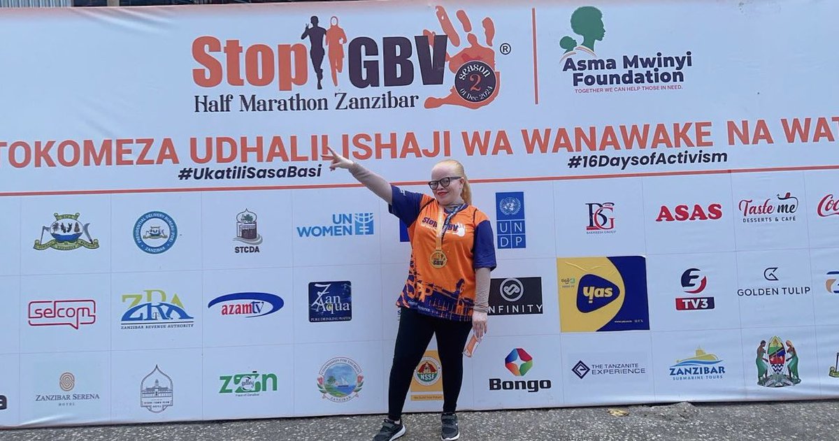 undptz's tweet photo. 📍Happening Today: The Stop GBV Marathon in Zanzibar.

In partnership with the @asma_foundation, @undptz is raising awareness and advocating to end gender-based violence as part of the #16Days of Activism campaign. 

#EndGBV https://t.co/UukyPELsJu