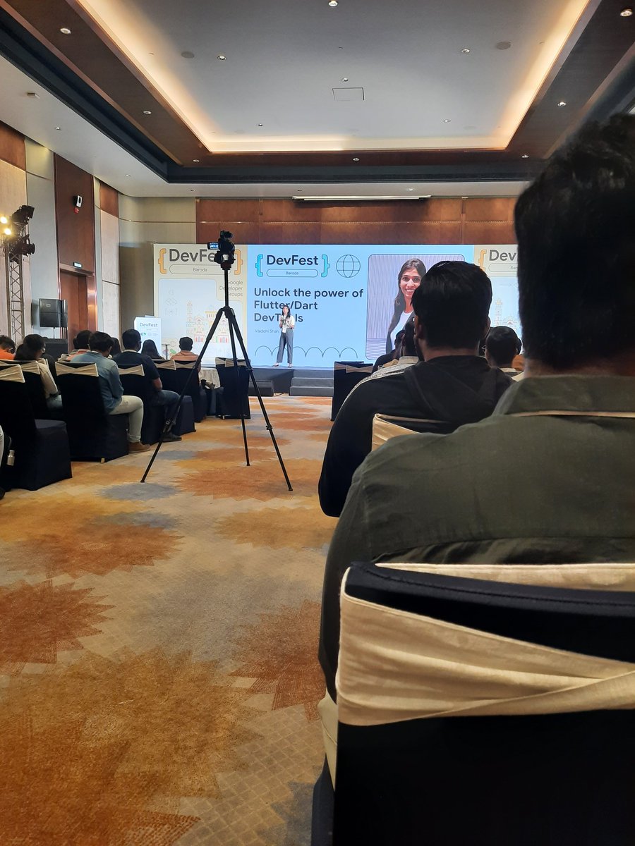 satyajit__bhatt's tweet image. @GDGBaroda #devfestbaroda #DevFestBaroda

Unlock Flutter power with Dev Tools session is started by Vaidehi Shah!!