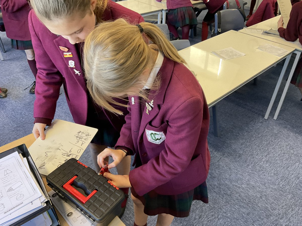 We loved welcoming the girls from <a href="/CCJuniorY6/">Year 6 at Claires Court</a> to #CCSeniorGirls last week. They worked so hard trying to unlock the box in their maths taster lesson, winning some yummy treats in the process! #CCBelong