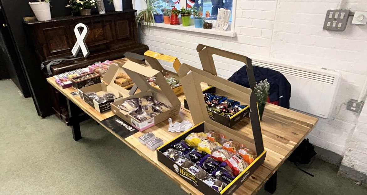 LakesideCafeBHC's tweet photo. Don’t miss the @White_Ribbon_UK cake sale at Lakeside Cafe today. 

Once they have gone they are gone… act quick so you don’t miss out ♥️ https://t.co/lVwMmSzMwz
