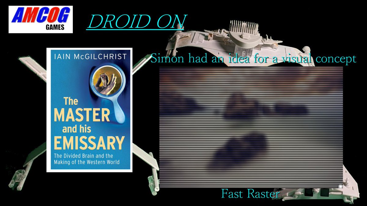 AmcogG's tweet photo. Currently working on 'Droid On'. This game will play from the perspective of a broken droid abandoned on a planet. Claustrophobic, dark &amp; with broken memory + visual circuits - can you discover your purpose? #indiedev #indiegame #retro #riscos #indiegamedev #gamedev https://t.co/hbYOfrIhur