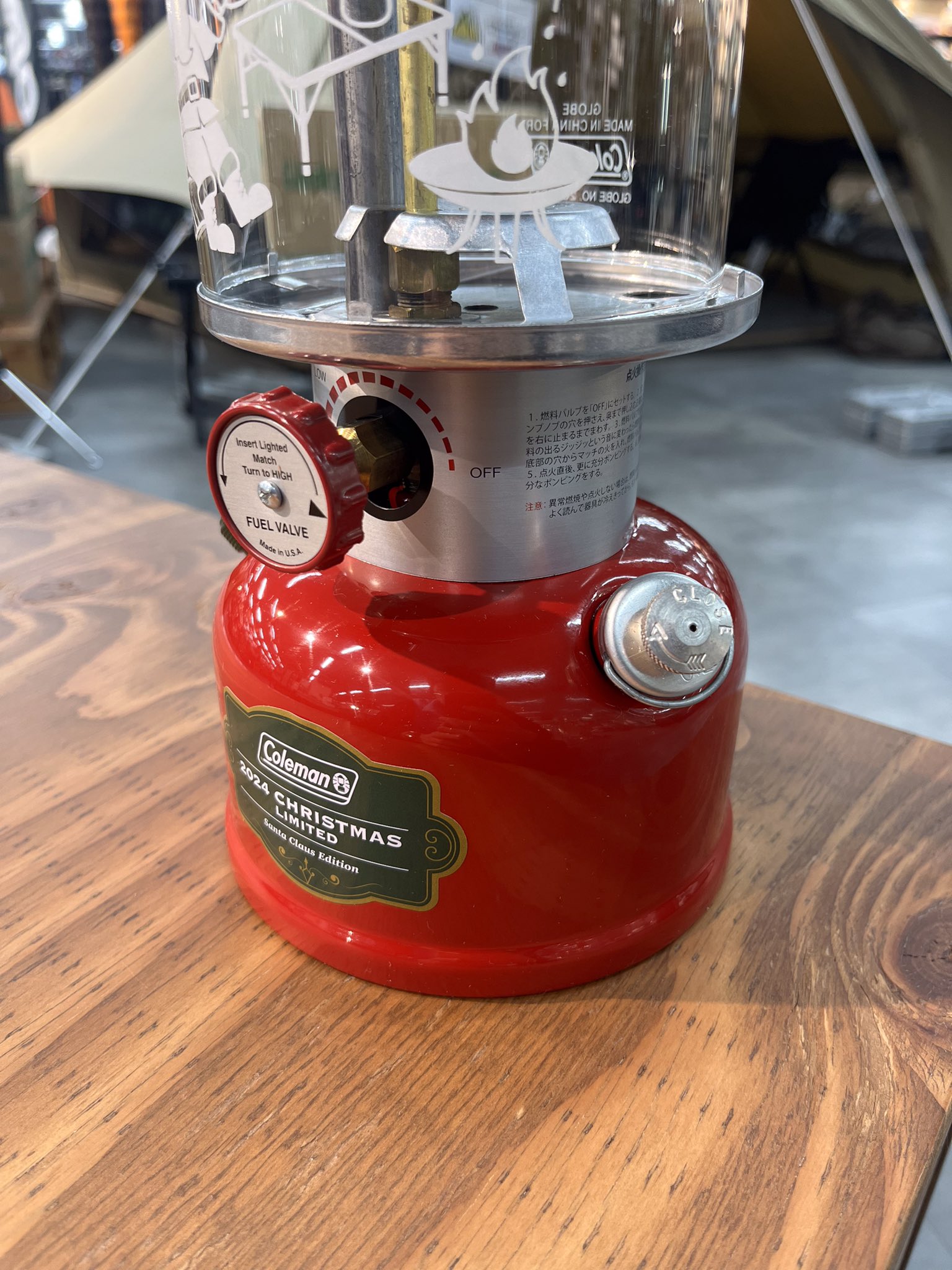 Coleman ワンマントルランタン クリスマスエディション 2024 コールマン ランタン 2024クリスマスリミテッド サンタクロース