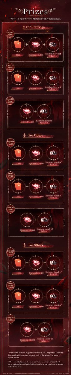 Love_Deepspace's tweet image. Love and Deepspace | Where Drakeshadows Fall Fan Art Contest
In the crimson abyss, write the legend of the dragon with him.

Fan Art Contest [Where Drakeshadows Fall] Starts Now!

■ Event Duration
💫Contest Duration: Dec. 2, 2024 - Jan. 6, 2025
💫Submission Review: Jan. 7 - Jan.…