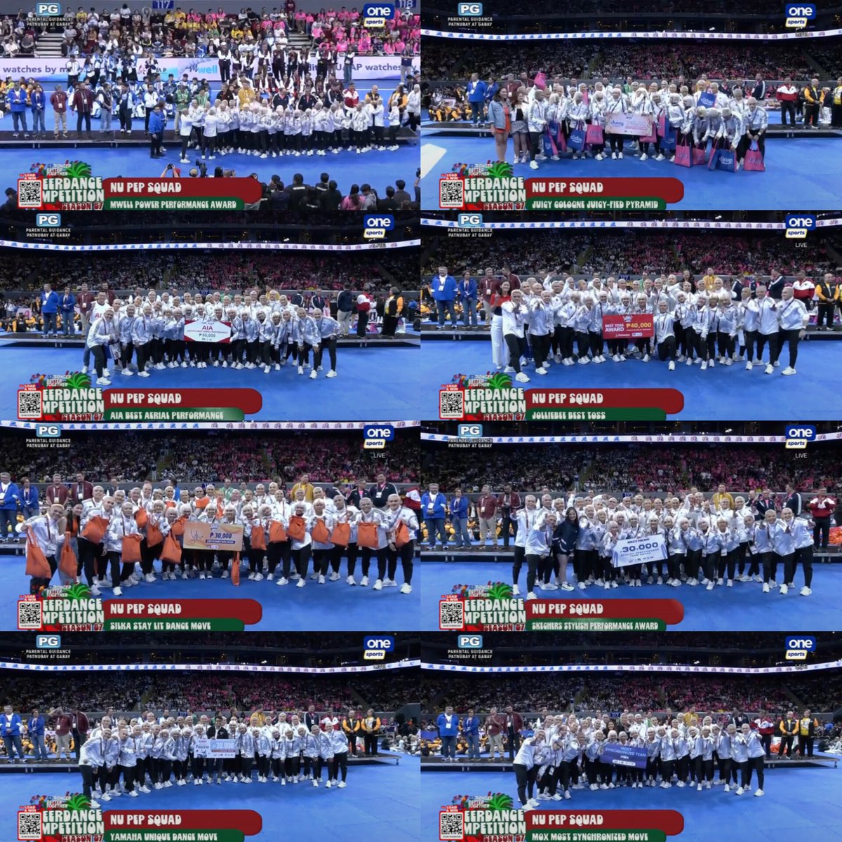 8 special awards, ONE university claimed it ALL! congratulations, NU pep squad! 🙌

#UAAPCDC2024