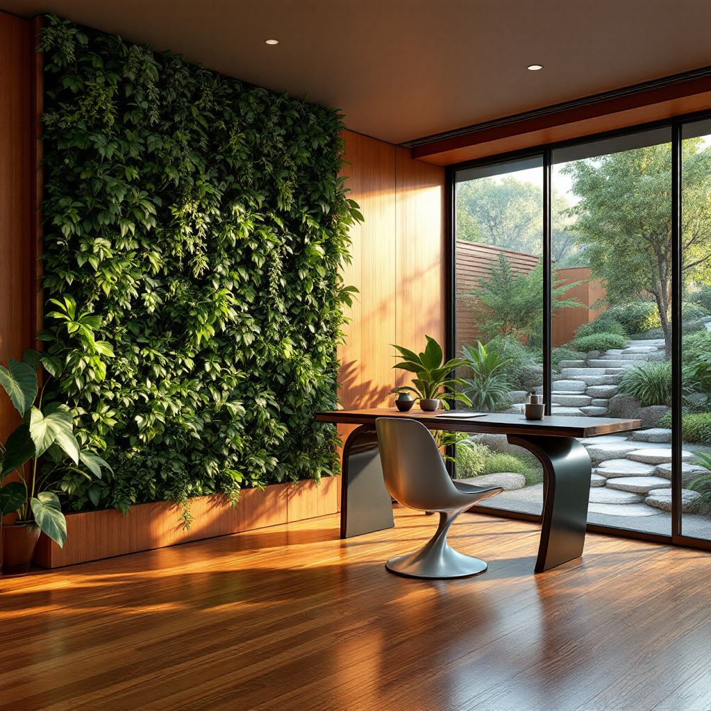 IntDecor_ai's tweet image. ¡Dale vida a tus espacios con tonos terrosos y vibrantes que fusionan naturaleza y tecnología! 🌍✨ Descubre el poder del diseño sostenible. #SustainableDesign #InteriorTrends