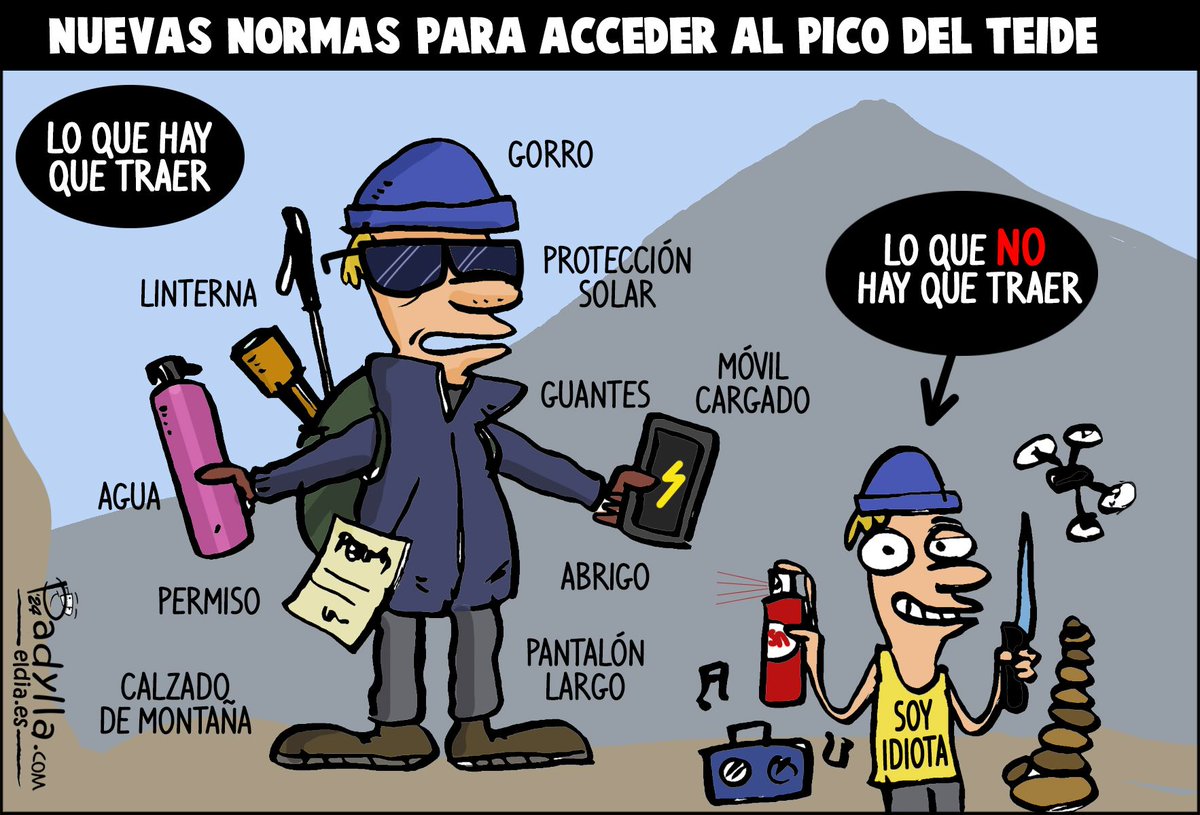 Nuevas normas para acceder al pico del Teide