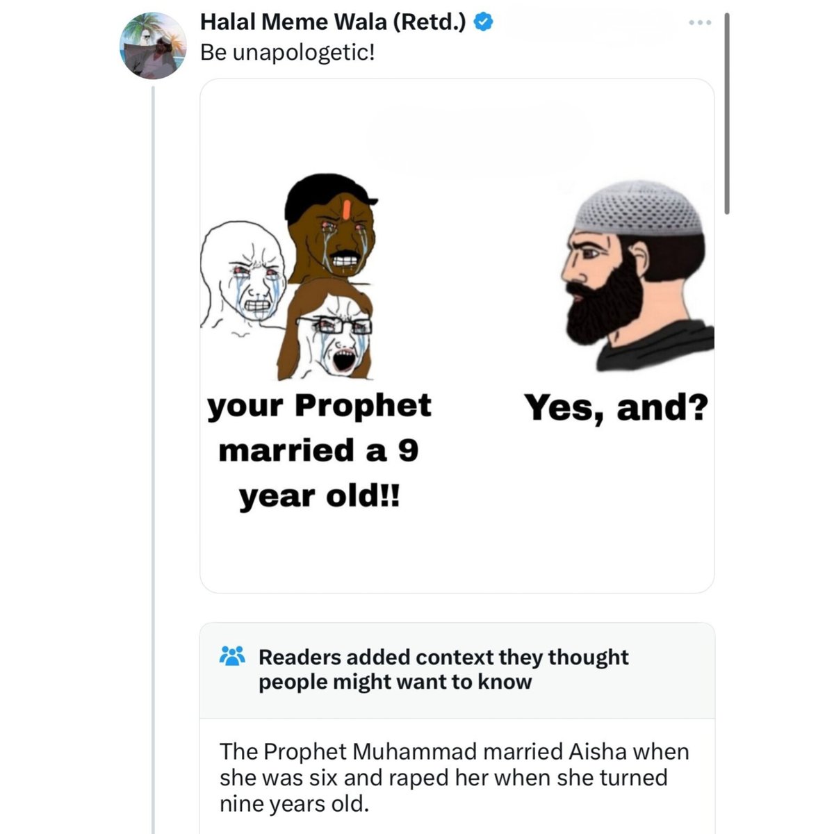 FounderOF_Islam's tweet photo. All the Muslims are defaming me by telling people the truth about my past https://t.co/tZSHWawwDv