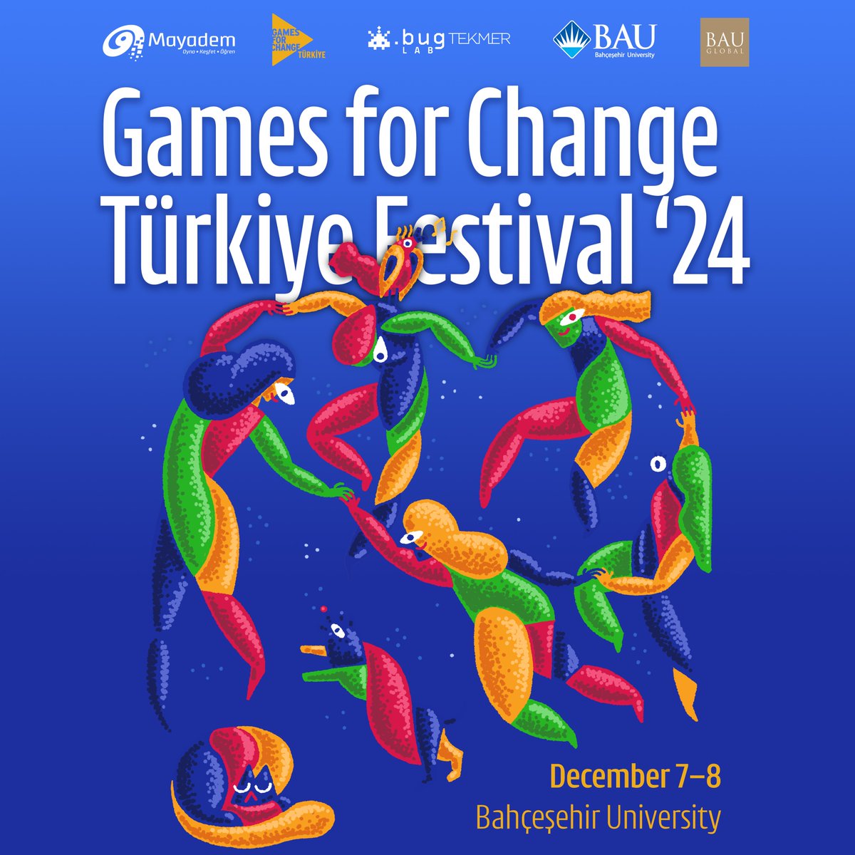 G4C_Turkiye's tweet image. Exciting News! 🎉
Conference tickets are SOLD OUT! 
But don’t worry—you can still join the Games for Change Türkiye Festival through our workshops!
Apply here:forms.gle/VLjWAiNbm2ws5i…

@bugGameLab @G4C @Bahcesehir @guvencat  
Poster Art: Murat Kalkavan
Poster Design: İpek Torun