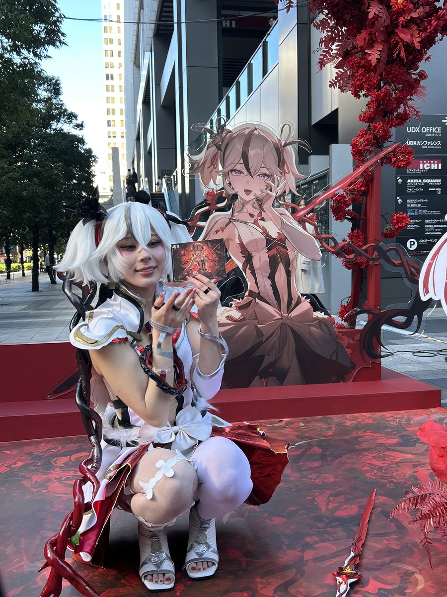 ツバキちゃん♡.*･ﾟ
ファンサてんこ盛りで完全に好きになりましたᐡ ʚ̴̶̷ ‧̫ ʚ̴̶̷̥̀ ᐡ

素敵なレイヤーさんは 楪くれはさん ( @_vouyu_  ) 🦋❁︎*: https://t.co/RB3g7rGxHk