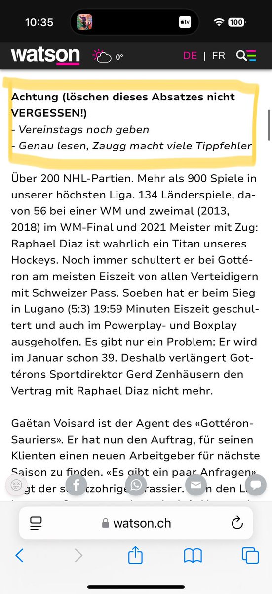 Tipfehler Chloisli und seine doffen Mitarbeiter.......@adrianbürgler und Co.....
Ihr seid so MEIA CUECAS......😀😀😀