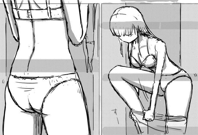 漫画進捗です
お着替えシーン 