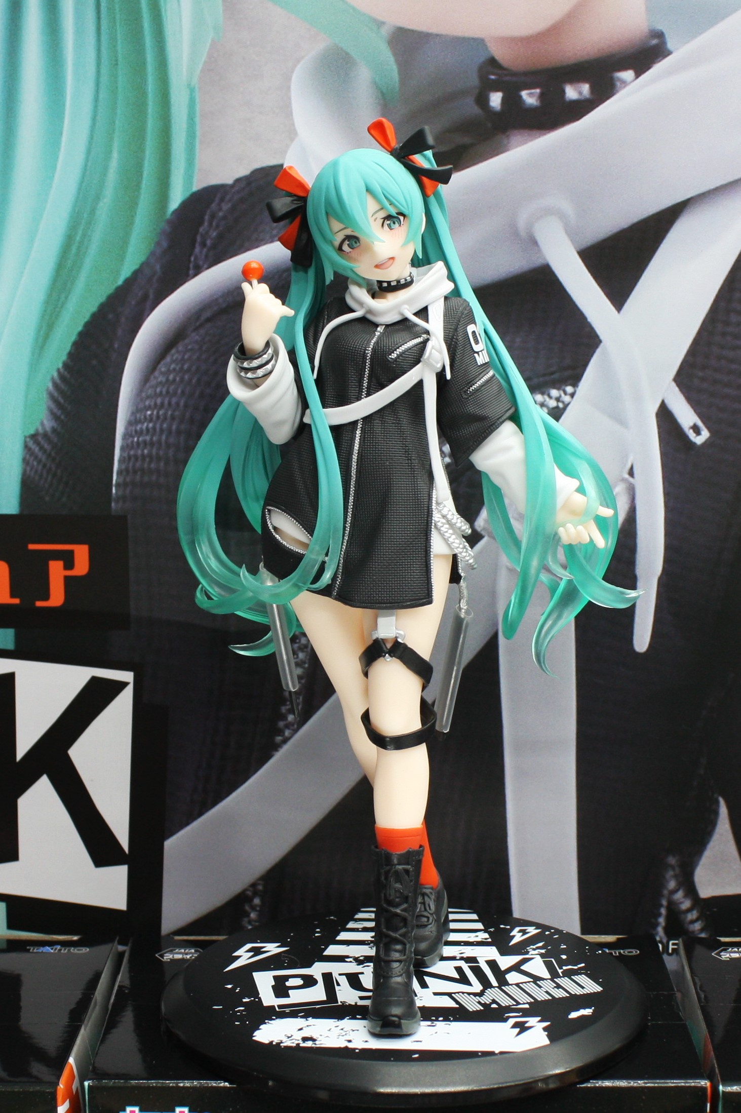 中古】(本体A/箱B)初音ミク Fashion フィギュア Punk (プライズ