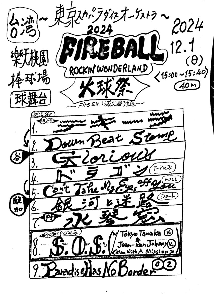 tokyoskaj's tweet photo. 🎊#FIREBALLfest 終了🎊
台灣的大家,非常感謝你們😊🙌
【SPECIAL GUEST】
MAN WITH A MISSION
@mwamjapan
🐺Tokyo Tanaka
🐺Jean-Ken Johnny
Today's Playlist🎧
https://t.co/0lNl0R7mul
#TSPO #スカパラ
#MWAM
#火球祭 https://t.co/5MIdQPn8ue