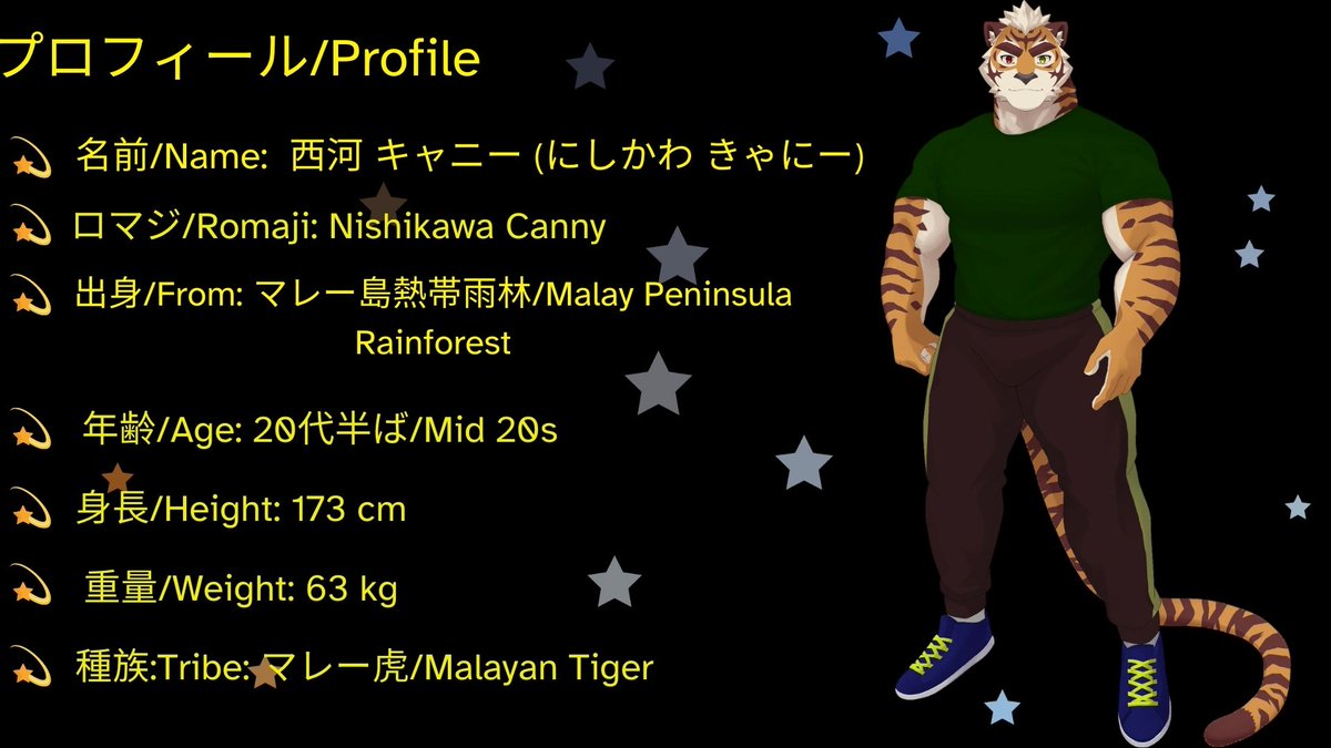 Nishikawa Canny (西河 キャニー)🐯💫 Vtuber Malaysia tweet media