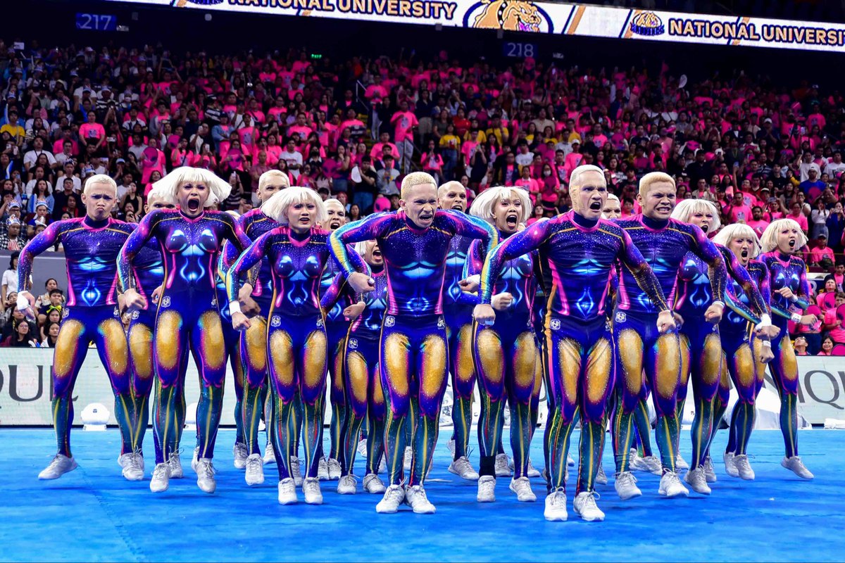 nationalufan's tweet photo. 8/8 Special Awards and the historic 8th Championship for NU Pep Squad!!! 8 gold medals in 11 UAAP Seasons 😭😭

WHAT A FREAKING FEAT!!! Congrats NU 😭💛💙 #UAAPCDC2024 #UAAPCDCSeason87 https://t.co/6aiWjXeY9U