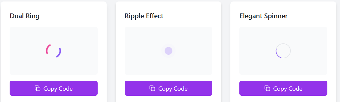 Built loaders using bolt.new

-choose loaders of your choice and copy code(HTML+CSS + JS)

Try here:
inspiring-seahorse-847eac.netlify.app

Should we try to monetize it adding thousands of Loaders?

<a href="/RF_JM_AC_T2_DA/">Shrinivas Paraddi</a> 
<a href="/stackblitz/">StackBlitz</a> 
@ericsimons40 
#AI
#bolt
#NoCode