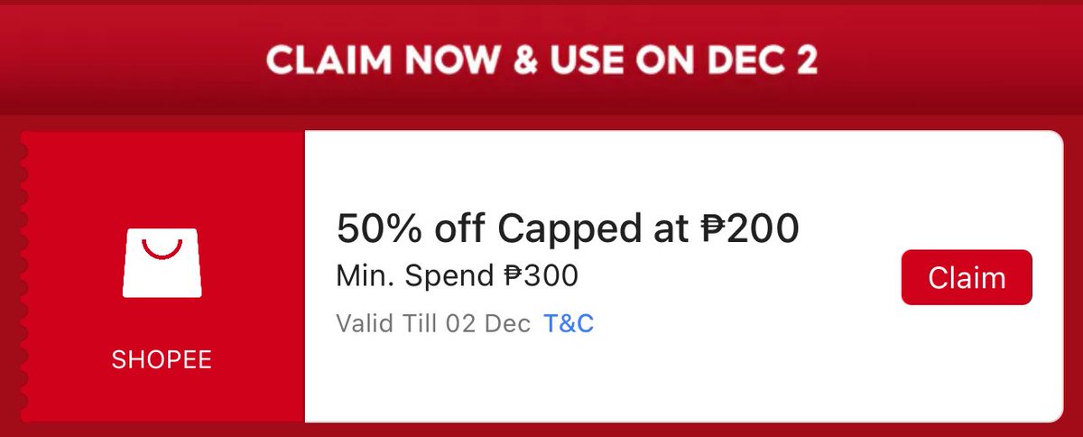 ₱200 off SHOPEE MALL VOUCHER! 🧡
claim now: s.shopee.ph/60AoetwBqS

ready your carts!
vice cosmetics: s.shopee.ph/1B5Yu5Hr5z
garnier: s.shopee.ph/1qLFha3qPZ
hodekt: s.shopee.ph/AUdE1HPNMv
tsubaki: s.shopee.ph/AA0NcgzZmU
watsons: s.shopee.ph/1ViPIpm4Vr
ruffles: