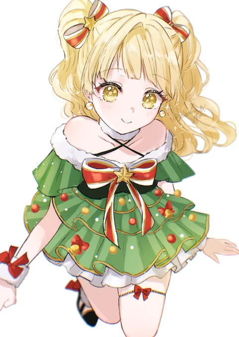 あまりにも可愛すぎて描くしかなかったクリスマスこころん #bandoriart 